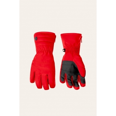 Poivre Blanc Womens Stretch Glove in Red