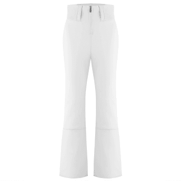 Poivre Blanc Zip Softshell Fitted Ski Pants in White