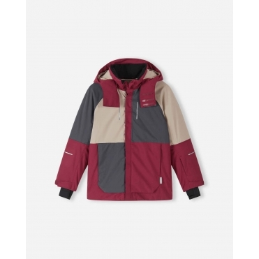 Reima Litto Boys Ski Jacket in Maroon