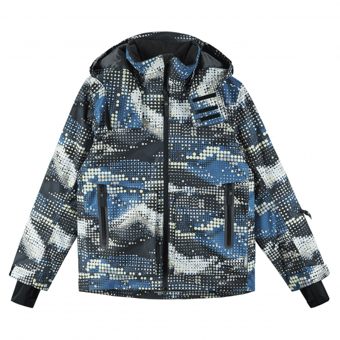 REIMA Tirro Boys Ski Jacket in Soft Black