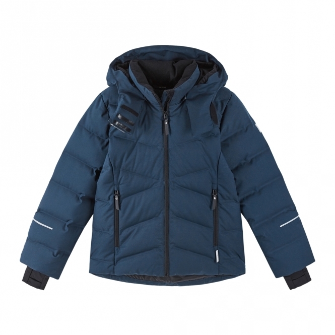 REIMA Vuono Girls Ski Jacket in Navy 