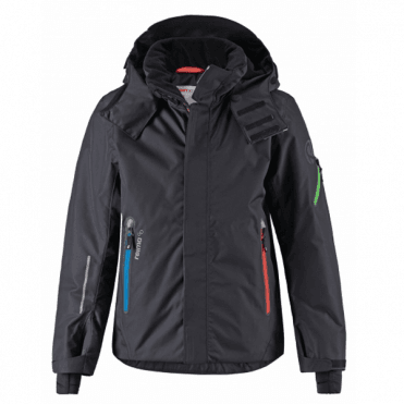 Reima Wheeler Boys Ski Jacket in Black