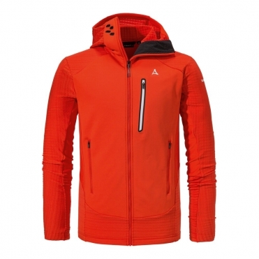 Schoffel Rotbach Mens Ski Midlayer in Poinciana