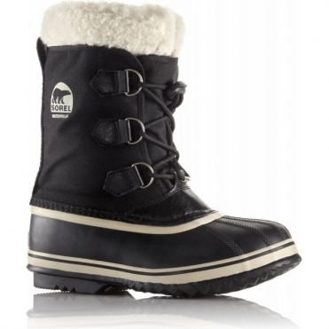 Sorel Yoot Pac Nylon Kids Snow Boot in Black