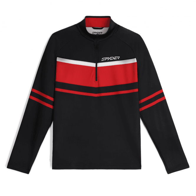 SPYDER Legacy Half Zip Base Layer in Black