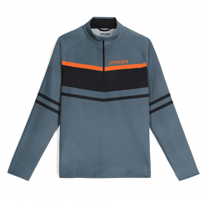 SPYDER Legacy Half Zip Base Layer in Slate Blue