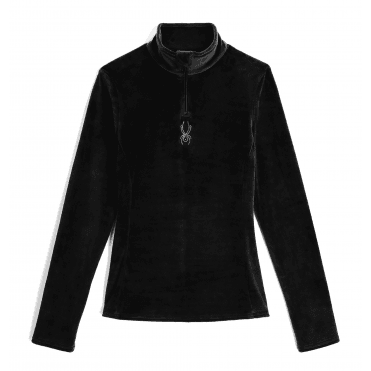Spyder Shimmer Bug Half Zip Midlayer in Black
