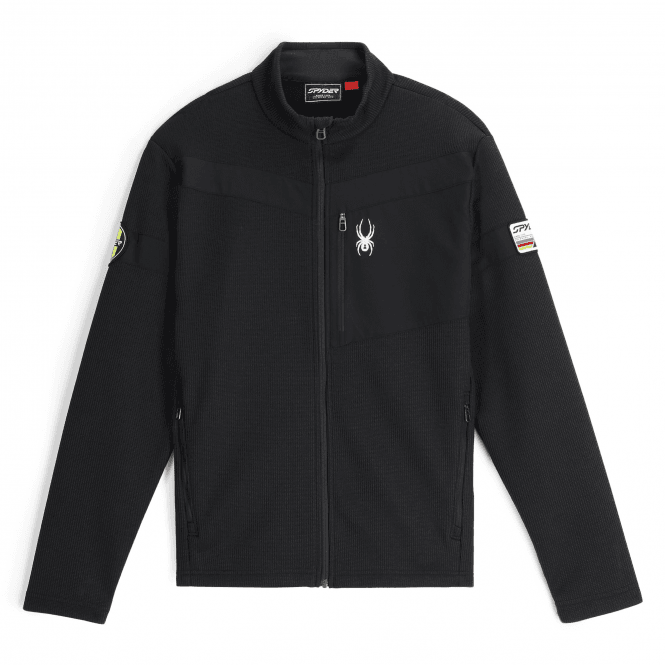 SPYDER Wengen Bandit Midlayer Jacket in Black