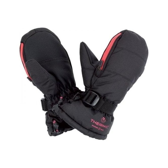 THERMIC Warm Mitts Junior in Black and Pink