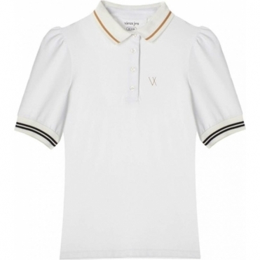 Vieux Jeu Manou Tennis Polo Shirt White